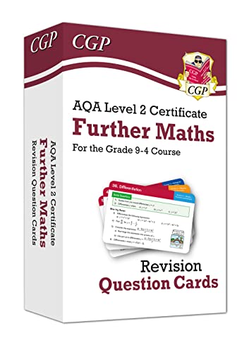 AQA Level 2 Certificate: Further Maths - Revision Question Cards (CGP Level 2 Further Maths)
